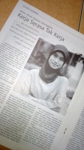 Rubrik WartaGama, Majalah Kabare Kagama Edisi 155 November 2004. Oh my God.. 9 Years ago :)